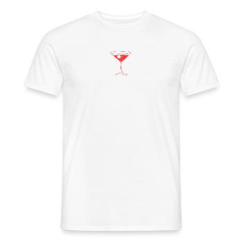 Olive im Martini - Männer T-Shirt - Weiß - Vorne - AI Model Male 178 dark (178cm)