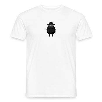 Schwarzes Schaf Schäfchen Geschenk Bauern - Männer T-Shirt - Weiß - Vorne - AI Model Male 178 dark (178cm)