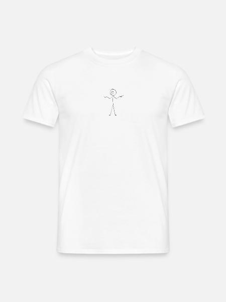 Stickman - T-shirt homme - blanc