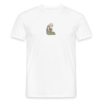 Des liens doux : l’allaitement maternel - T-shirt homme - blanc - Devant - AI Model Male 178 dark (178cm)