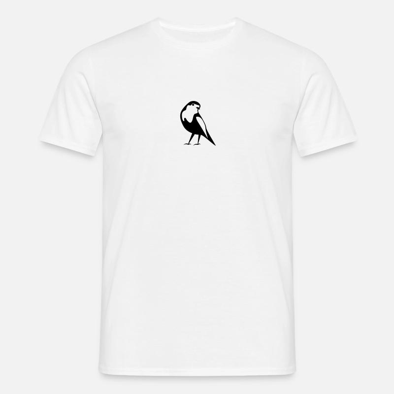 Vogel - Männer T-Shirt - Weiß