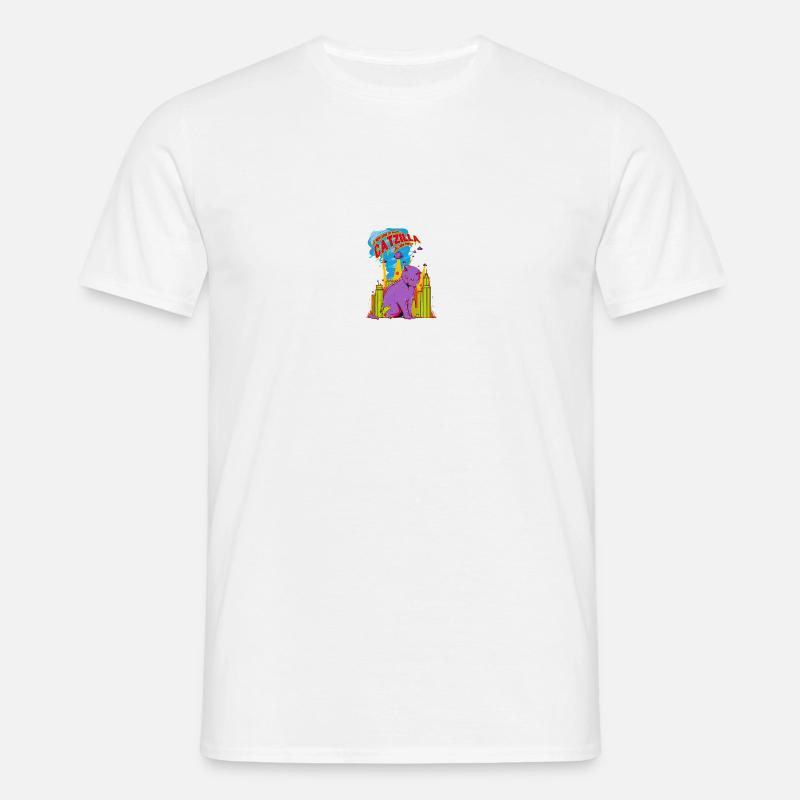 Katze - Männer T-Shirt - Weiß