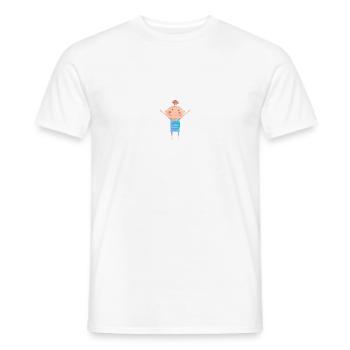 Vogel - Männer T-Shirt - Weiß - Vorne - AI Model Male 178 dark (178cm)