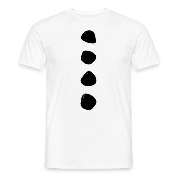 Snowman Costume Stones Carnival Carnival - Men's T-Shirt - white - Front - AI Model Male 178 dark (178cm)
