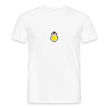 Trank gelb Pixel - Männer T-Shirt - Weiß - Vorne - AI Model Male 178 dark (178cm)