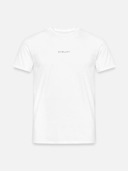 papperlapapp schrift - Männer T-Shirt - Weiß