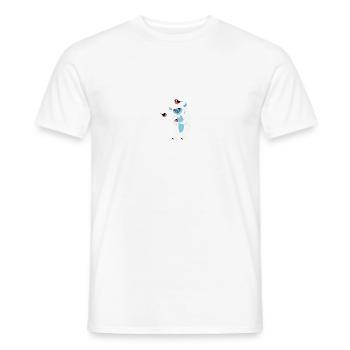 Monster mit Vögeln - Männer T-Shirt - Weiß - Vorne - AI Model Male 178 dark (178cm)