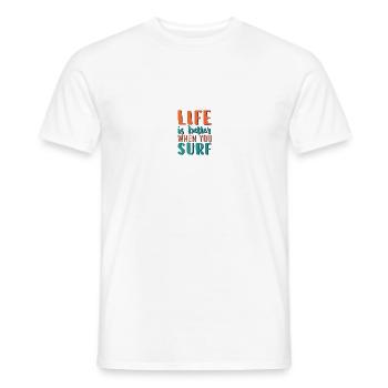 Wassersport - Männer T-Shirt - Weiß - Vorne - AI Model Male 178 dark (178cm)