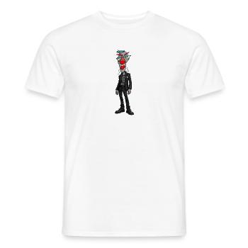 Abstrakte Maskenheld im Punklook - Männer T-Shirt - Weiß - Vorne - AI Model Male 178 dark (178cm)