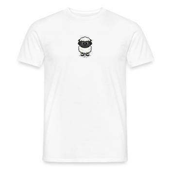 Es ist ein Schaf - Männer T-Shirt - Weiß - Vorne - AI Model Male 178 dark (178cm)