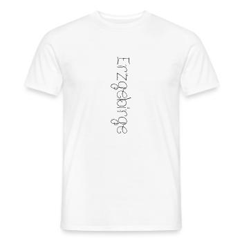 Erzgebirge ist meine Heimat - Männer T-Shirt - Weiß - Vorne - AI Model Male 178 dark (178cm)