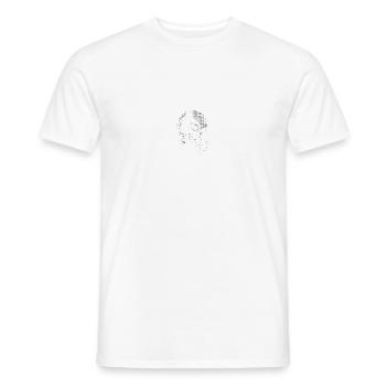Fahrrad - Männer T-Shirt - Weiß - Vorne - AI Model Male 178 dark (178cm)