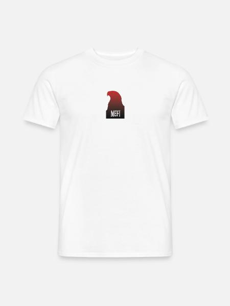 La mascotte du Club de Football de Nice "MEFI" - T-shirt homme - blanc
