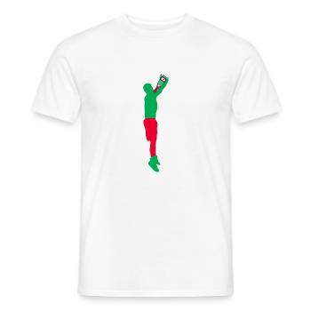 Alcohol - Men's T-Shirt - white - Front - AI Model Male 178 dark (178cm)