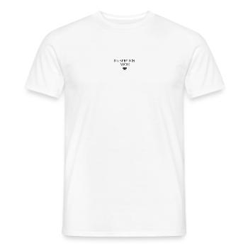 Da sehe ich mich Geschenk Malle JGA - Männer T-Shirt - Weiß - Vorne - AI Model Male 178 dark (178cm)