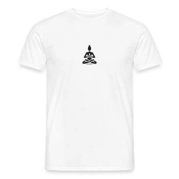 Yoga Pose Relaxation - T-shirt homme - blanc - Devant - AI Model Male 178 dark (178cm)