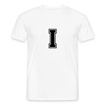 i - Männer T-Shirt - Weiß - Vorne - AI Model Male 178 dark (178cm)