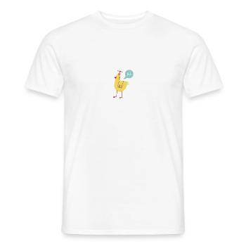 Vogel - Männer T-Shirt - Weiß - Vorne - AI Model Male 178 dark (178cm)