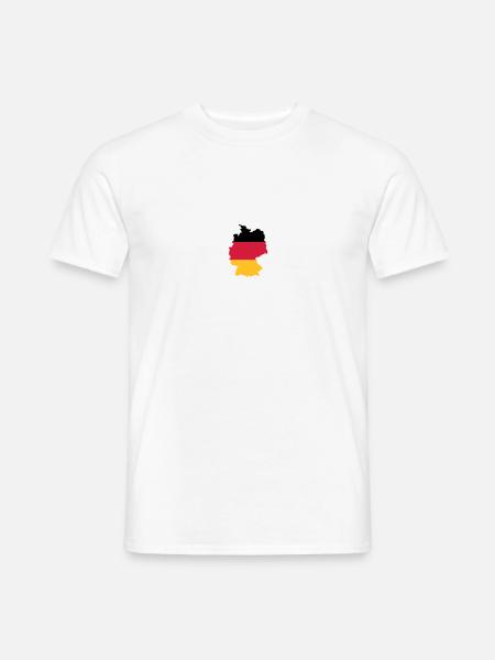 Deutschland - Männer T-Shirt - Weiß