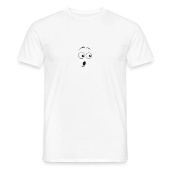 Shock Design - Männer T-Shirt - Weiß - Vorne - AI Model Male 178 dark (178cm)