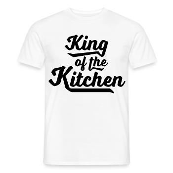 cooking - Men's T-Shirt - white - Front - AI Model Male 178 dark (178cm)