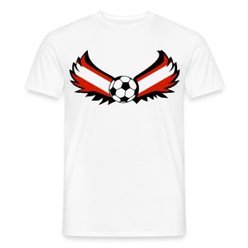Autriche Football - T-shirt homme - blanc - Devant - AI Model Male 178 dark (178cm)