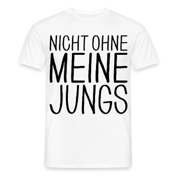 Nicht ohne meine Jungs - Männer T-Shirt - Weiß - Vorne - AI Model Male 178 dark (178cm)