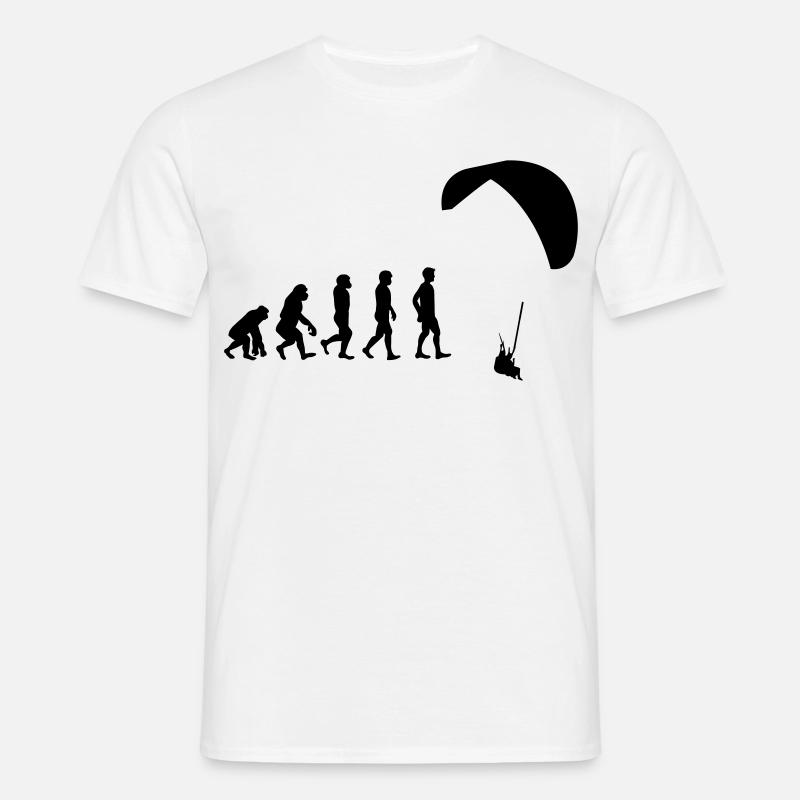 Evolution glider - Men's T-Shirt - white