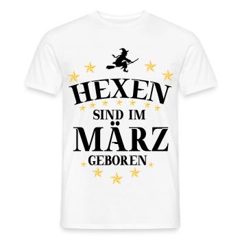 Hexen März - Männer T-Shirt - Weiß - Vorne - AI Model Male 178 dark (178cm)
