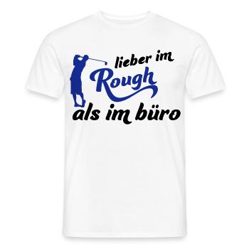 Golf - Männer T-Shirt - Weiß - Vorne - AI Model Male 178 dark (178cm)
