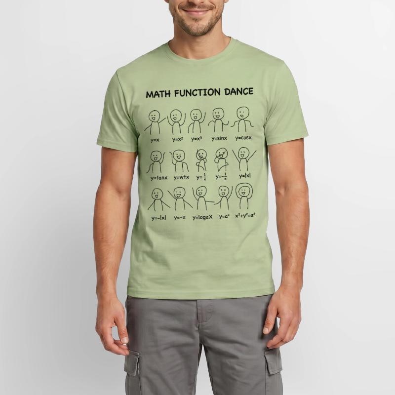 The 'Math Function Dance' (Nerd-Shirt) Männer T-Shirt
