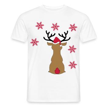 élan - T-shirt homme - blanc - Devant - AI Model Male 178 dark (178cm)