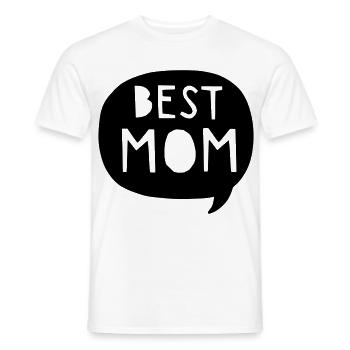 La meilleure maman - La meilleure maman - Maman - Maman - la fête des mères - T-shirt homme - blanc - Devant - AI Model Male 178 dark (178cm)