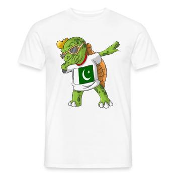 Pakistan tortue tamponnant - T-shirt homme - blanc - Devant - AI Model Male 178 dark (178cm)