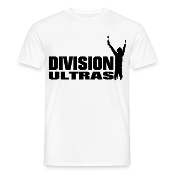 Ultras Hooligans Division - Männer T-Shirt - Weiß - Vorne - AI Model Male 178 dark (178cm)