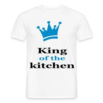 cooking - Men's T-Shirt - white - Front - AI Model Male 178 dark (178cm)