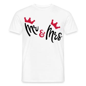 mariage - T-shirt homme - blanc - Devant - AI Model Male 178 dark (178cm)