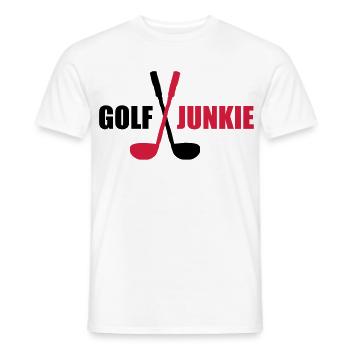 golf - Men's T-Shirt - white - Front - AI Model Male 178 dark (178cm)
