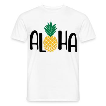 été - T-shirt homme - blanc - Devant - AI Model Male 178 dark (178cm)