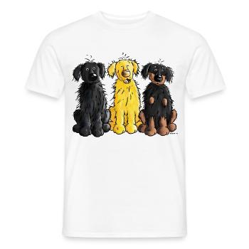 Hovawart – Hovi – Dog – Shirt Design - Men's T-Shirt - white - Front - AI Model Male 178 dark (178cm)