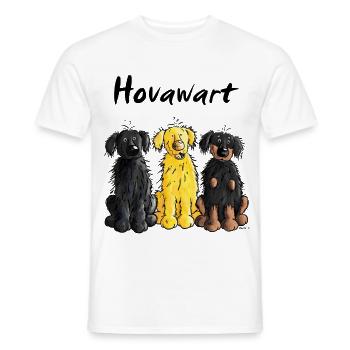 Hovawart – Hovi – Dog – Shirt Design - Men's T-Shirt - white - Front - AI Model Male 178 dark (178cm)