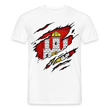 Włocławek - Poland - Men's T-Shirt - white - Front - AI Model Male 178 dark (178cm)