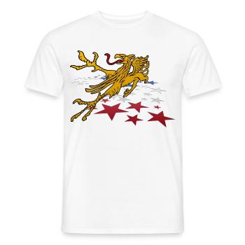 Rostocker Greif 3D - Men's T-Shirt - white - Front - AI Model Male 178 dark (178cm)