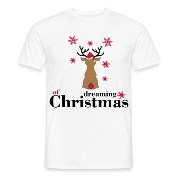 weihnachten - Männer T-Shirt - Weiß - Vorne - AI Model Male 178 dark (178cm)