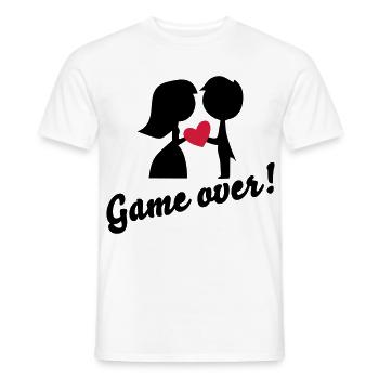 hochzeit - Männer T-Shirt - Weiß - Vorne - AI Model Male 178 dark (178cm)