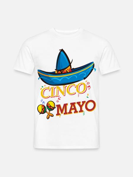 cinco de mayo - 5 de mayo - Männer T-Shirt - Weiß