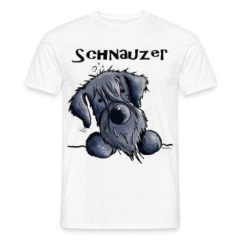 Sweet Schnauzer - T-shirt homme - blanc - Devant - AI Model Male 178 dark (178cm)
