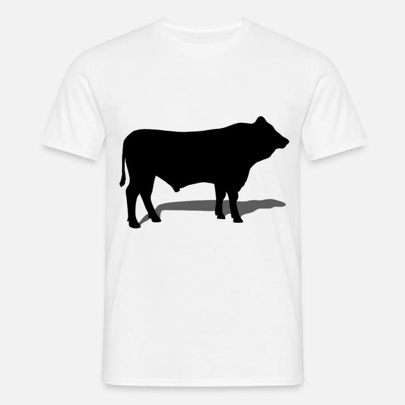 bull - Men's T-Shirt - white