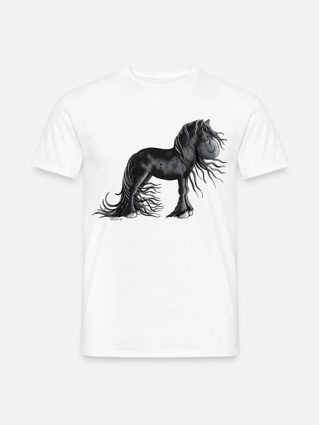 Sweet Friesian Horse - Men's T-Shirt - white