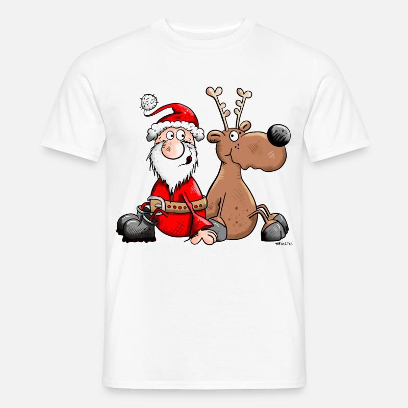 Kerstmis Team van de droom - Mænd T-shirt - hvid